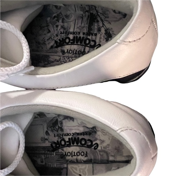 Footjoy Ecomfort Women's White Black Leather Golf Shoe 98733 Size 9 ~ NWOB - Picture 7 of 8
